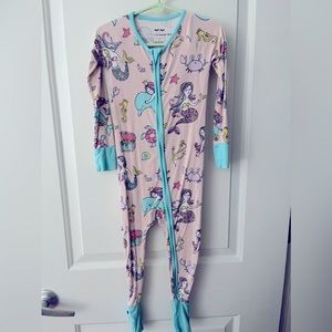 Little Sleepies OG Mermaid zippy